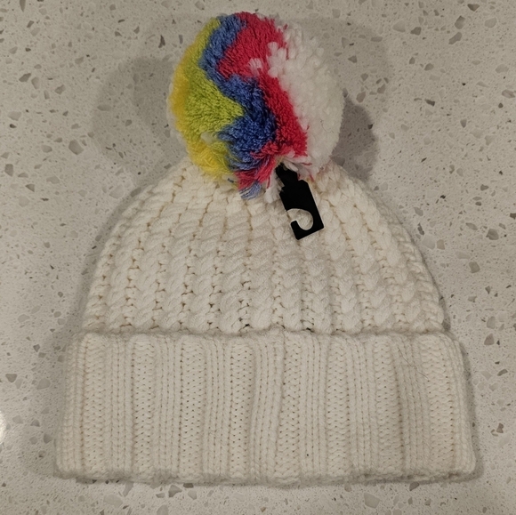 New Kate Spade New York Women\'s Knit White Beanie main image 7